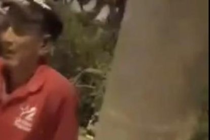 Uno de los señores que resultó con un balazo en uno de los ataques.