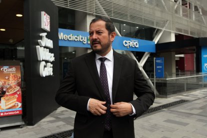 Marco Pazos fue el único candidato habilitado para las elecciones.