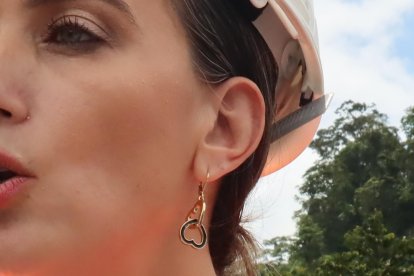 Johana Núñez, prefecta de Santo Domingo.