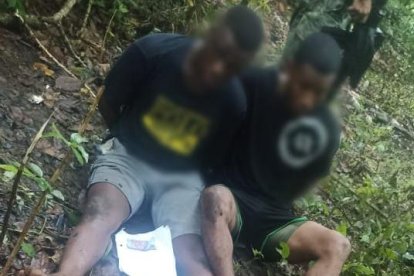 Cheo y Tribilín fueron capturados en Quinindé.