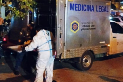 Medicina Legal hizo el levantamiento de cadáver.