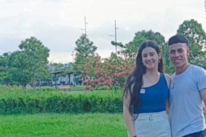 Jorge y su nueva novia.