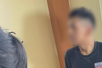 Uniformados resultaron heridos por los enfrentamientos.