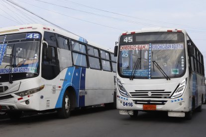 El bus de la línea 45 llegaba a la estación cuando ocurrió el fatal suceso.