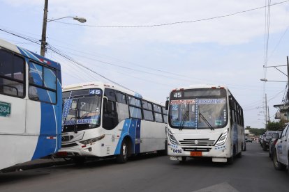 El bus de la línea 45 llegaba a la estación cuando ocurrió el fatal suceso.
