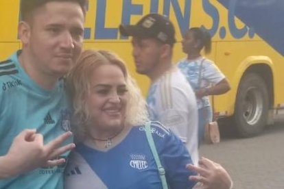 Reina Martínez volvió al Capwell cuando el Emelec jugó ante Delfín.