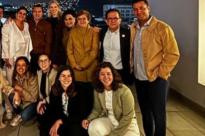 El presidente de la República, Daniel Noboa, subió una foto junto a su gabinete.