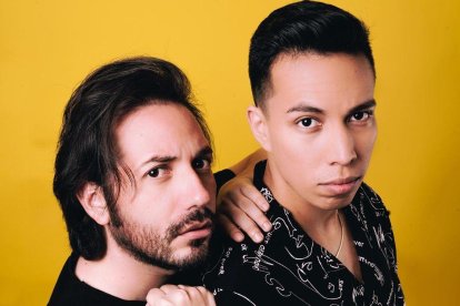 Víctor Aráuz y Álex Vizuete son amigos y actores ecuatorianos.