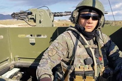 Billy tenía 19 años sirviendo a la milicia Española