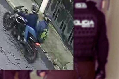 Cámaras de seguridad captaron a los individuos mientras pretendían escapar.