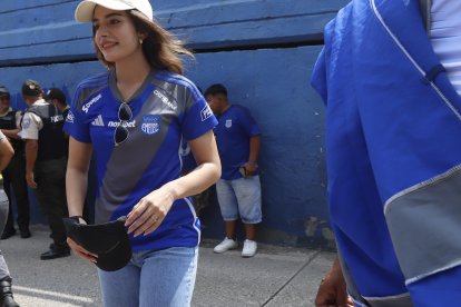 Débora Delgado estuvo en el Capwell antes del Clásico.