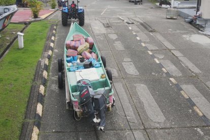 Embarcaciones donde era trasladada la droga