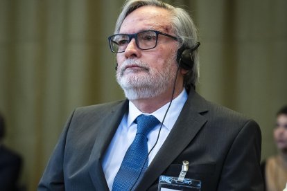 En la imagen, el representante de Ecuador, Andrés Terán Parra.