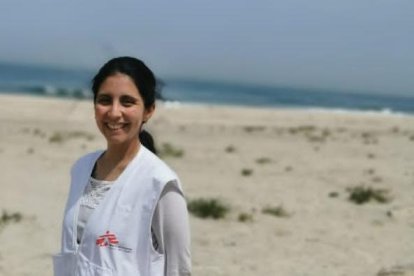 La Franja de Gaza tiene también 40 km de costa en el mar Mediterráneo.