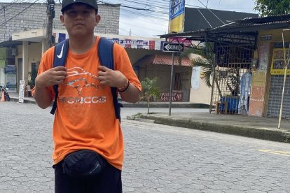 Pillagol cuando salía de su querido Naranjal.