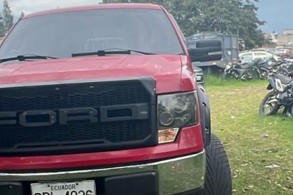 En este vehículo, el presunto extorsionador amenazó a su víctima.