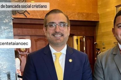 Bill Carrillo Palma, junto a Vicente Taiano