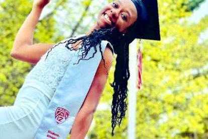 Caicedo obtuvo a inicios de mayo el título de Artes en Ciencias Sociales de la Universidad del Estado de Washington, su segunda carrera.