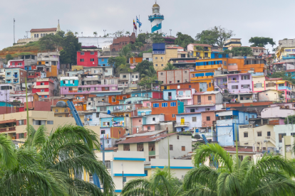 Así luce Guayaquil en un día nublado. ¿Cuál es el clima para hoy?