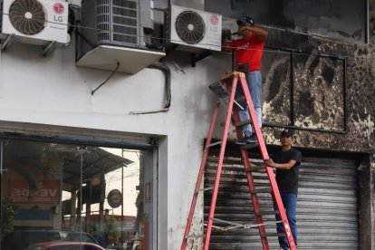 El jueves 30 de mayo hubo un atentado contra un local comercial en las calles Décima y Ayacucho, en Guayaquil.