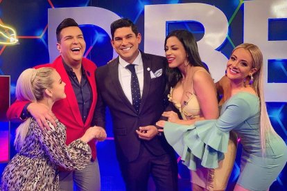 Elenco del desaparecido programa  ‘De boca en boca’.