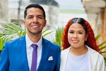 Nicole Burgos esposa de Christian Nieto