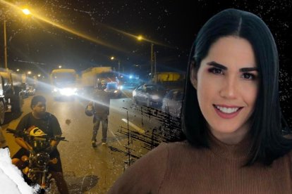 La presentadora de televisión involucrada en el percance ocurrido en la vía Yaguachi-Durán.