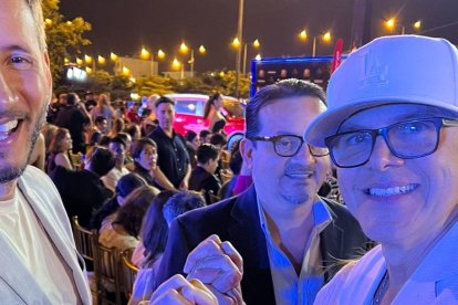 Martín Galarza y Gerardo Mejía se encontraron en el certamen. La esposa del primero y la hija del segundo participaron en el concurso.