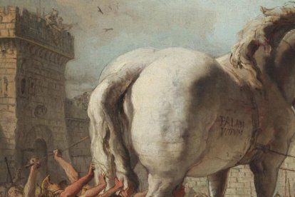 La caída Troya.