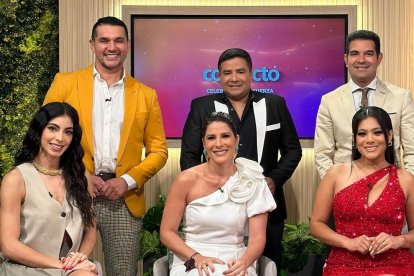 Virginia Limongi, Gaby, Dora West, José Urrutia, Henry y Luis Antonio Ruiz.