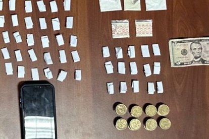 Parte de la sustancia incautada en este caso.