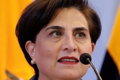 Gabriela Sommerfeld canciller de Ecuador