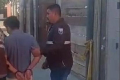 Agentes ejecutaron la orden de prisión que tenía había contra el sospechoso.