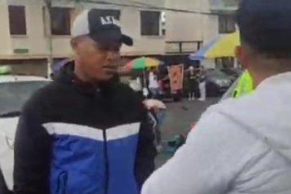 Los agentes aprehendieron al sospechoso durante el sufragio del 21 de abril de este año.