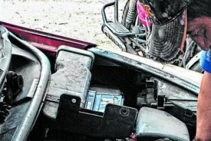 El radiador evita que el vehículo se caliente.