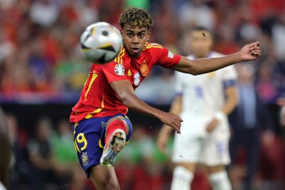 Lamine Yamal fue elegido el mejor jugador del partido contra Francia