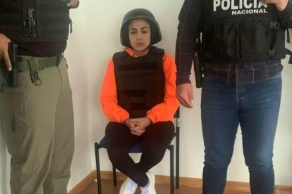 Mayra Salazar fue trasladada este 12 de julio desde una prisión de Chillogallo hasta la cárcel de Cotopaxi