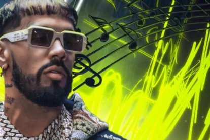 Anuel cantó en la velada del año 4.