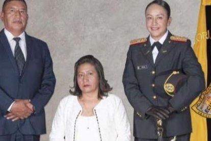 La oficial ingresó al ejército por vocación y por seguir el ejemplo de su padre.