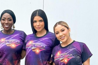 De izquierda a derecha: Lissette Cedeño, Martha Quiñónez, Conny Garcés, Fiorella Bruno.