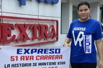 Los corredores y su homenaje a la carrera de Expreso.