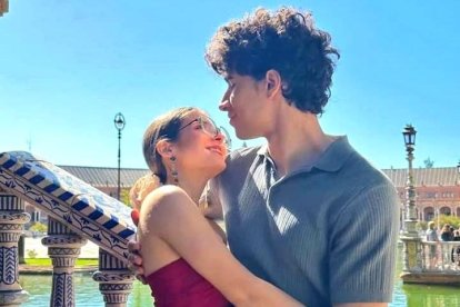 Roro Bueno y su novio, Pablo.