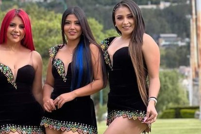 Tatiana Aldás, Silvana Solís, Melissa López y Joseline Crespo son las chicas de Embálate.