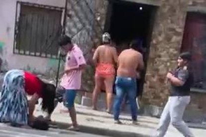 En la zona se generó un alboroto luego del ataque.