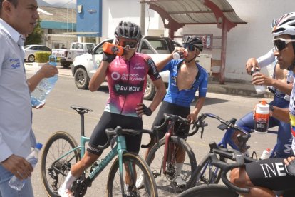 Rosero (i) junto a Narváez (d) en uno de los últimos campeonatos nacionales.