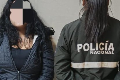 La mujer fue aprehendida en un bazar, ubicado en el barrio Martha Bucaram, sur de Quito.