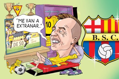 Damián Díaz en modo después de Barcelona.