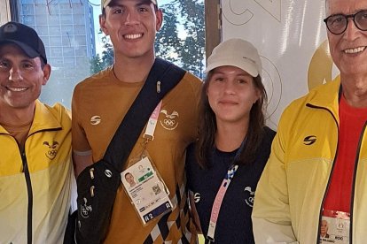 Torres, junto a María Sol Naranjo. Ambos serán los dos únicos pentatletas tricolores en París 2024.