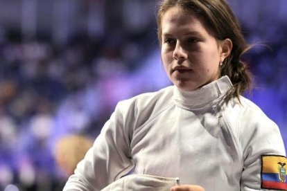 María Sol Naranjo terminó en las últimas posiciones en esgrima en el inicio del pentatlón moderno en París 2024