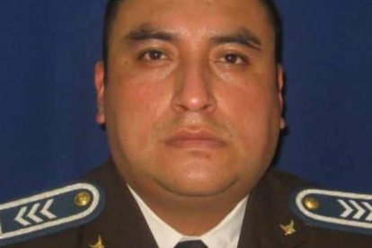 Diego Fernando Agila Curicho, sargento segundo de Policía.